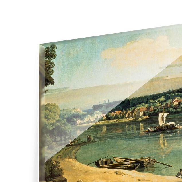 Postimpresjonizm obrazy Bernardo Bellotto - Widok na Pirnę