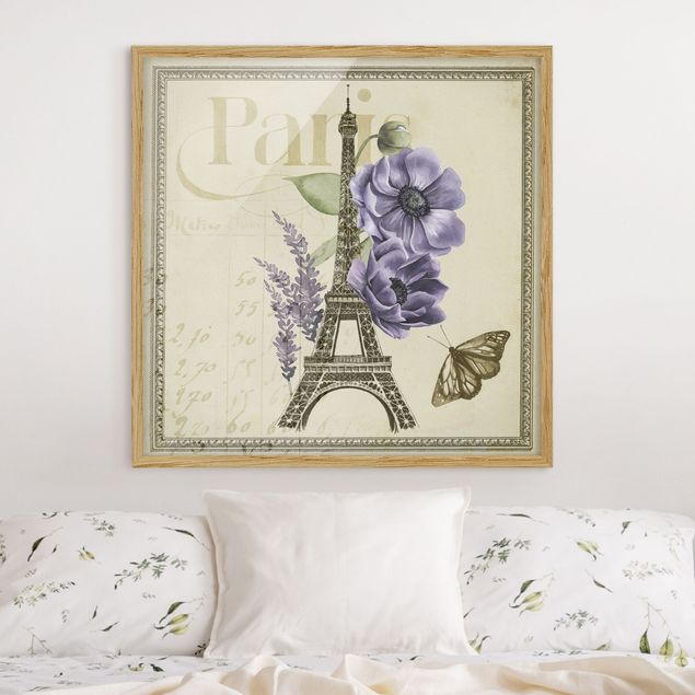 Paryż obraz Kolaż Paryż Wieża Eiffla