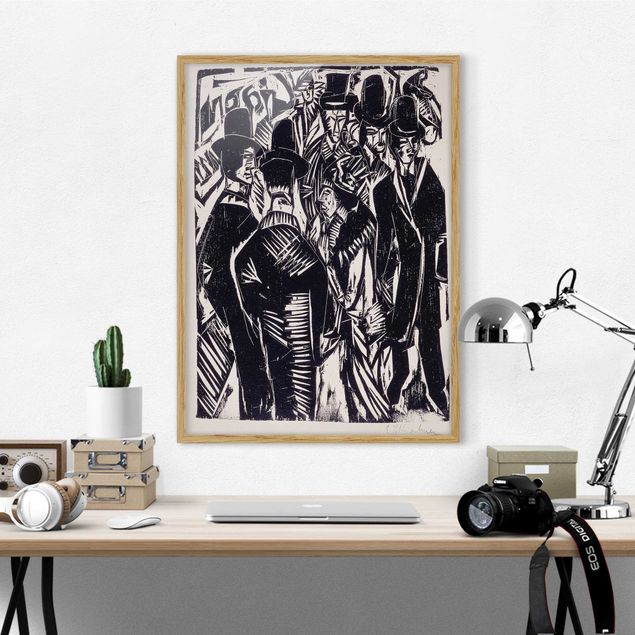Obrazy w ramie artystyczne Ernst Ludwig Kirchner - Scena uliczna