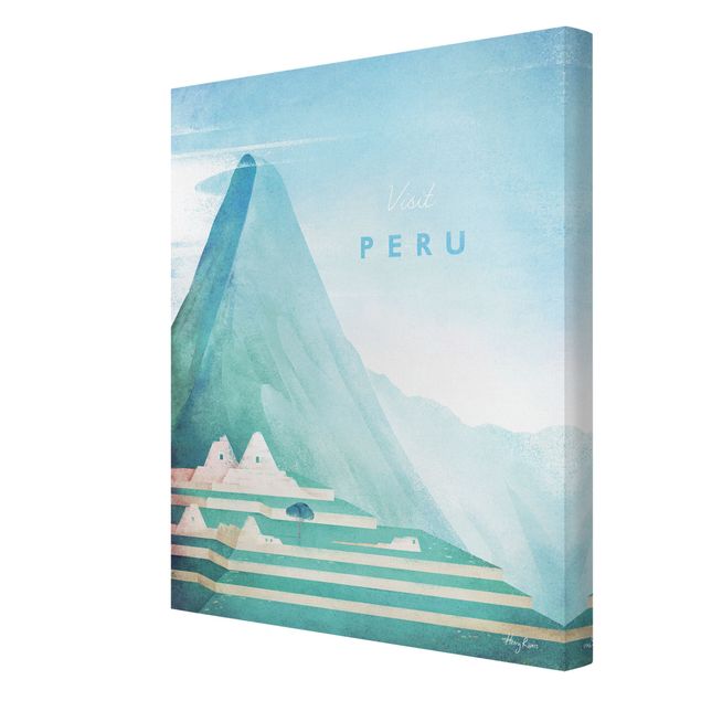 Obraz vintage Plakat podróżniczy - Peru