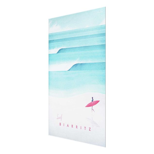 Morze obraz Plakat podróżniczy - Biarritz