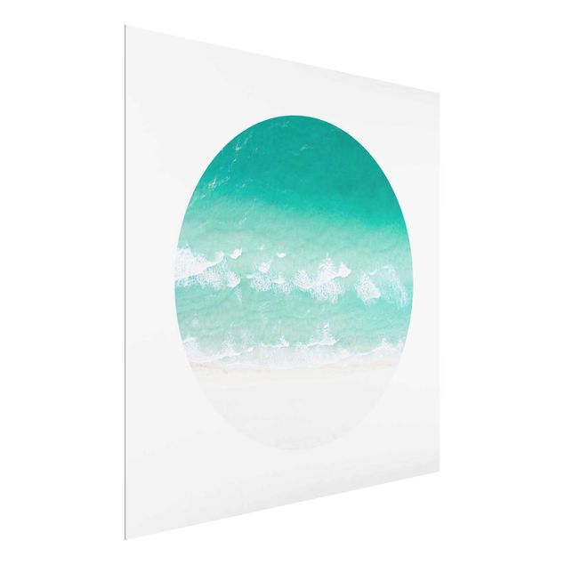 Obrazy na szkle plaża Morze w kręgu
