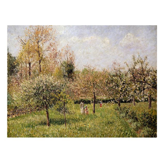 Romantyzm obrazy Camille Pissarro - Wiosna w Eragny