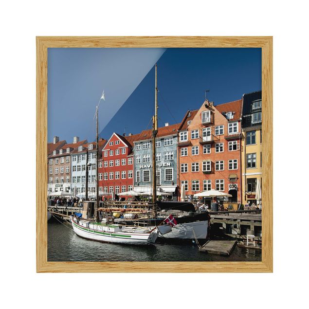 Obrazy w ramie do kuchni Nr 530 Port w Kopenhadze