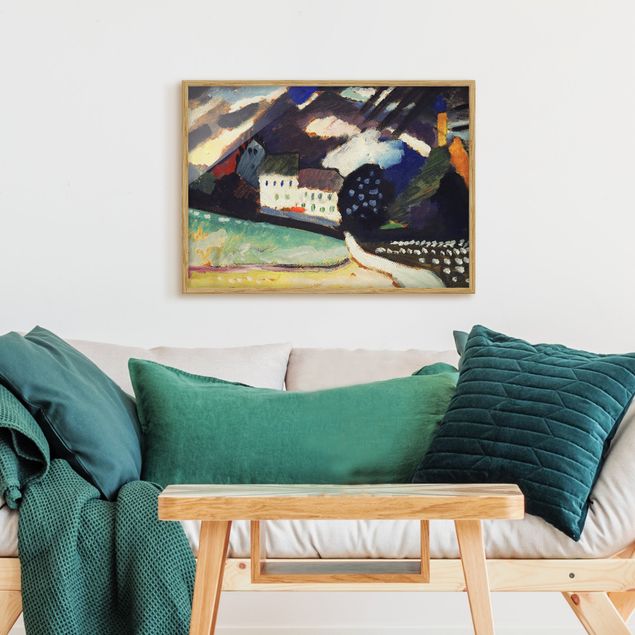 Obrazy w ramie artystyczny Wassily Kandinsky - Zamek i kościół