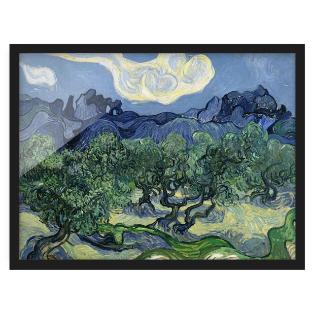 Obrazy w ramie krajobraz Vincent van Gogh - Drzewa oliwne