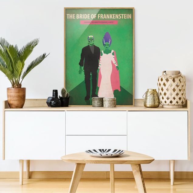 Obrazy w ramie artystyczne Plakat filmowy Narzeczona Frankensteina