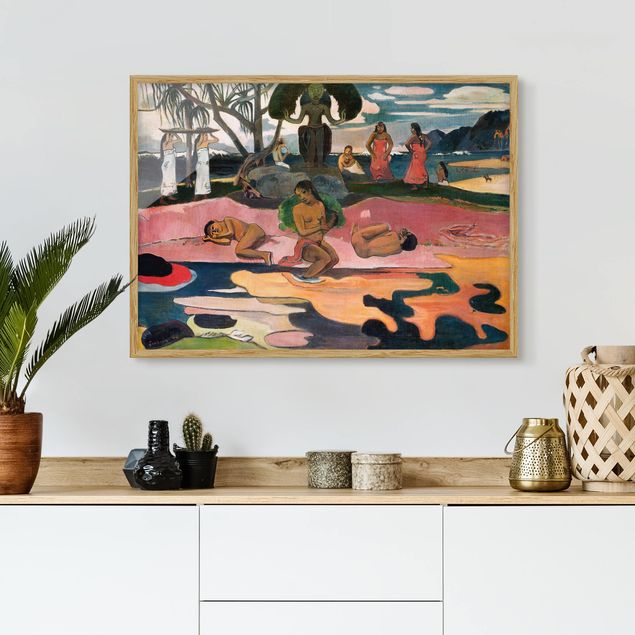 Obrazy impresjonizm Paul Gauguin - Dzień boży