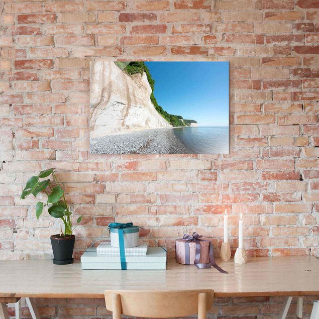 Obrazy na szkle wybrzeże Klify kredowe na wyspie Rugii