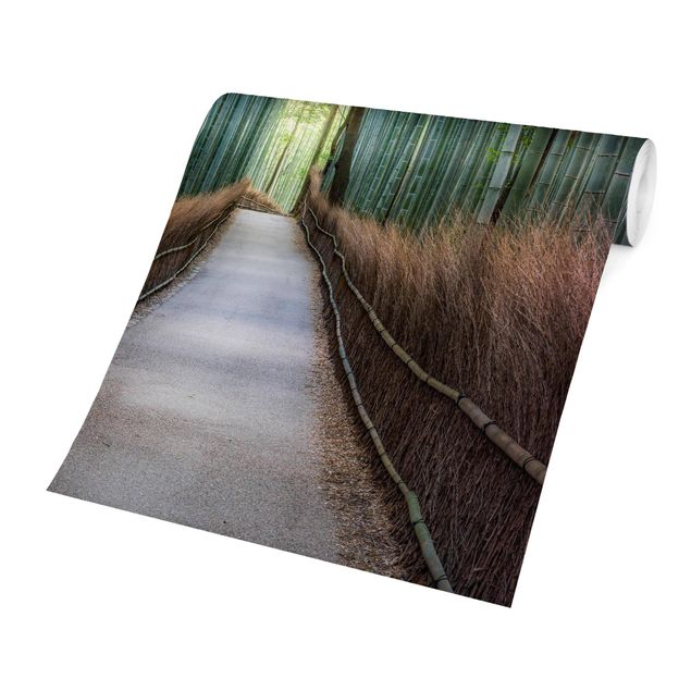 Fototapety Ścieżka przez bambus