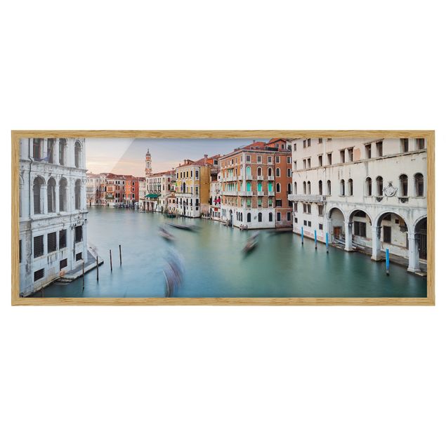 Obrazy w ramie do łazienki Canale Grande Widok z mostu Rialto Wenecja