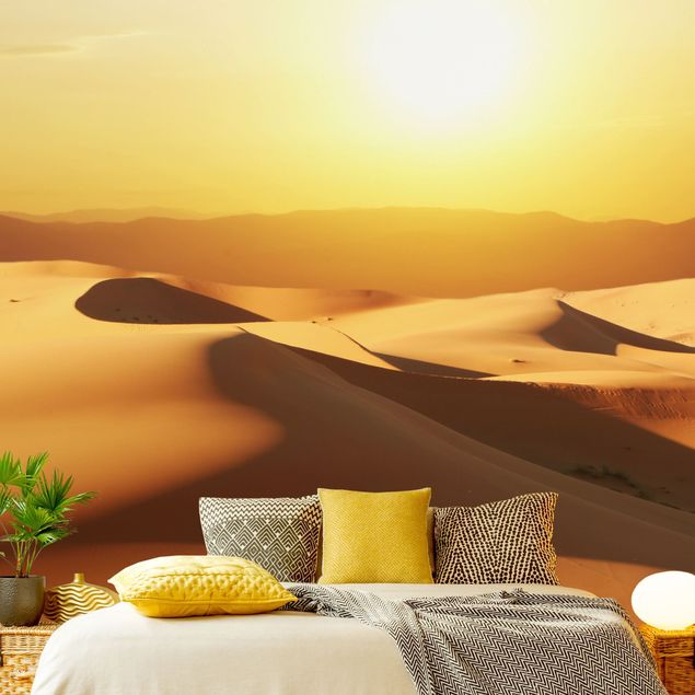 Żółte tapety Pustynia w Arabii Saudyjskiej