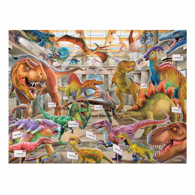 Obrazy na płótnie zwierzęta Dinozaury w Muzeum Historii Naturalnej