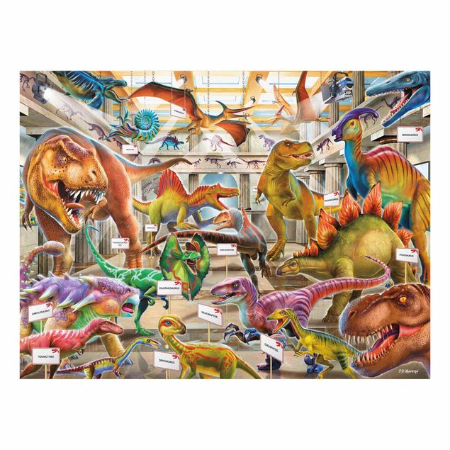 Obrazy ze zwierzętami Dinozaury w Muzeum Historii Naturalnej