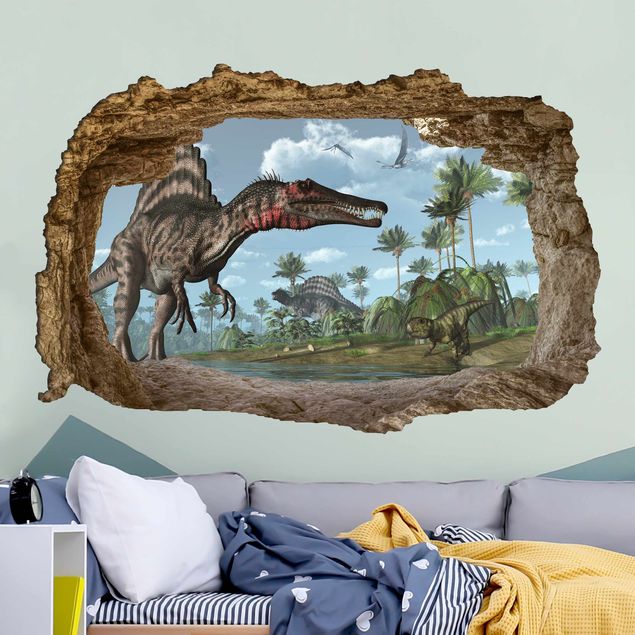 Pokój dziecięcy Krajobraz dinozaurów