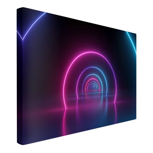 Obraz 3d Three-Dimensional Neon Arches