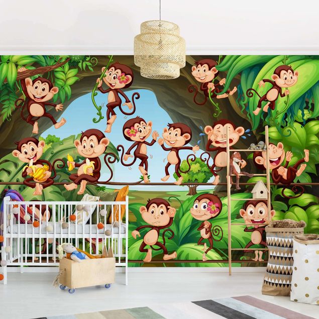 Pokój niemowlęcy Dżungla małp