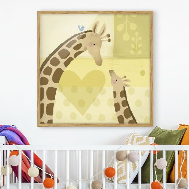 Żyrafa obraz Mama i ja - Żyrafy