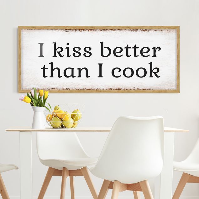 Obrazy w ramie do kuchni Nr KA29 I Kiss Better II