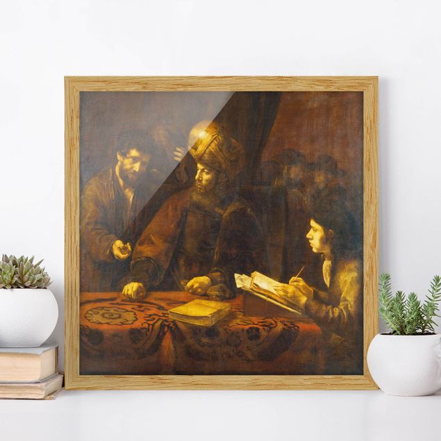 Barok obrazy Rembrandt van Rijn - Przypowieść o robotnikach