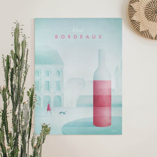 Dekoracja do kuchni Plakat podróżniczy - Bordeaux