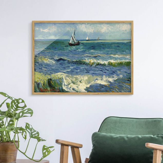 Obrazy impresjonistyczne Vincent van Gogh - Pejzaż morski