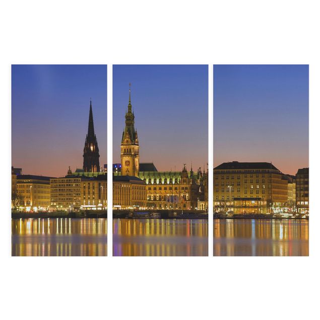 Obrazy architektura Panorama Hamburga