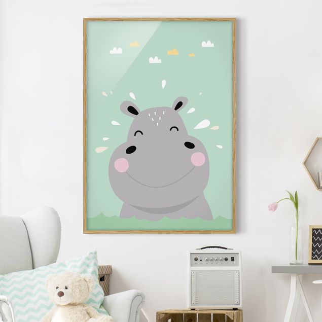 Pokój dziecięcy Szczęśliwy hipopotam