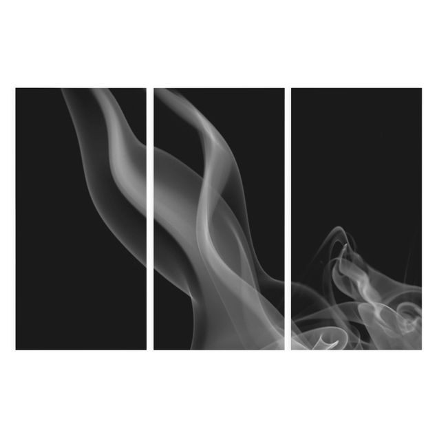 Obrazy na płótnie abstrakcja Srebrny dym