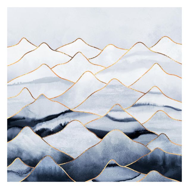 Elisabeth Fredriksson obrazy Akwarela Góry Białe Złoto