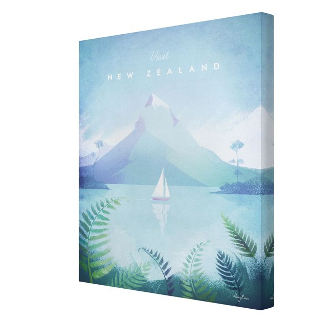 Obrazy na ścianę krajobrazy Plakat podróżniczy - Nowa Zelandia
