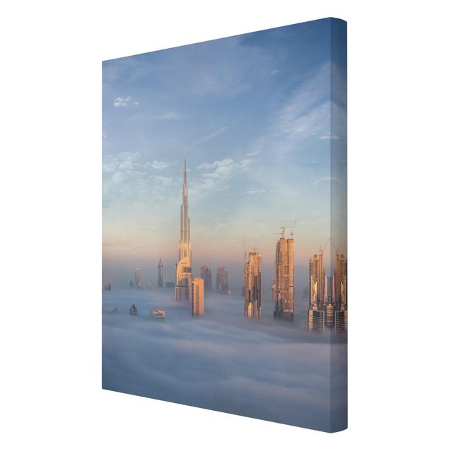 Obrazy nowoczesne Dubaj ponad chmurami
