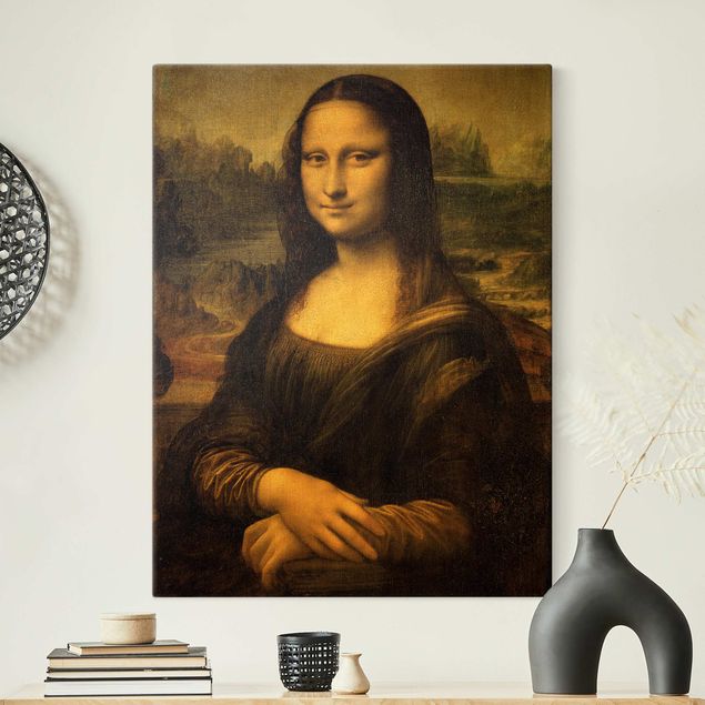Nowoczesne obrazy do salonu Leonardo da Vinci - Mona Lisa