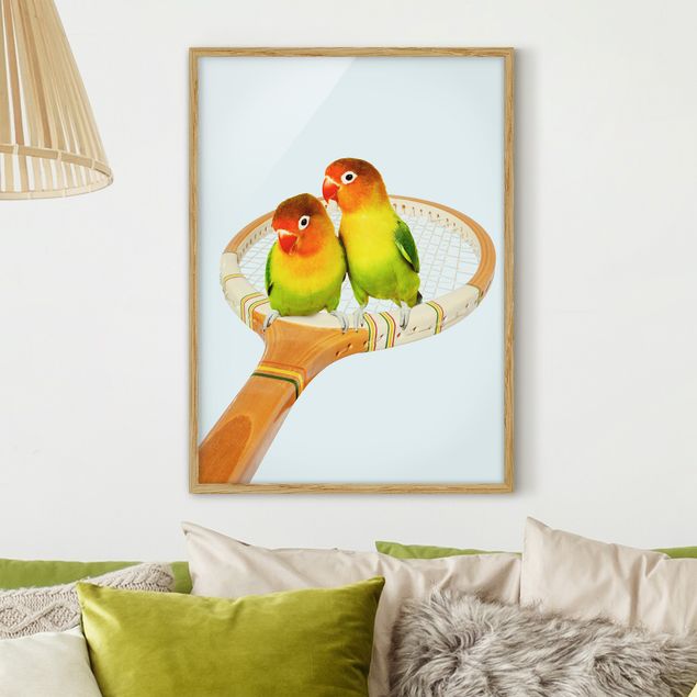 Dekoracja do kuchni Tenis z ptakami