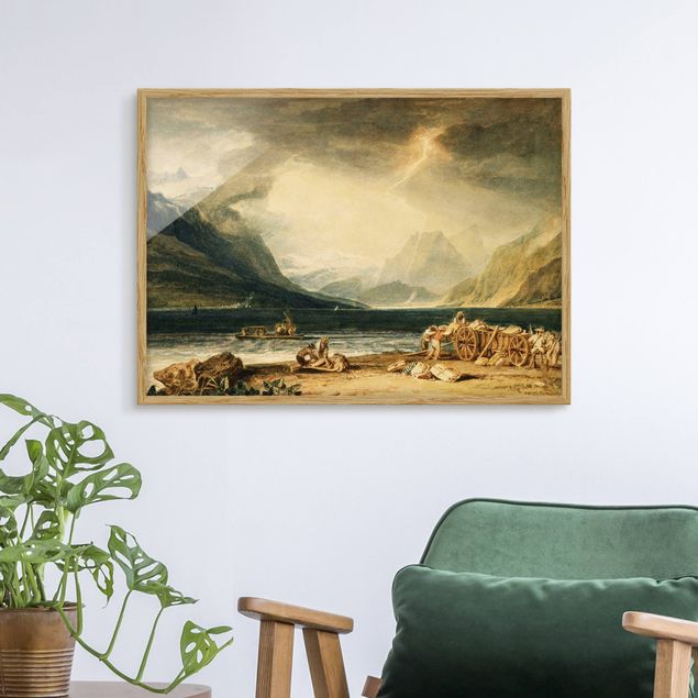 Obrazy w ramie artystyczny William Turner - Jezioro Thun