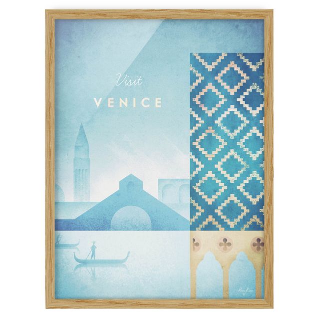 Obrazy w ramie do korytarzu Plakat podróżniczy - Wenecja