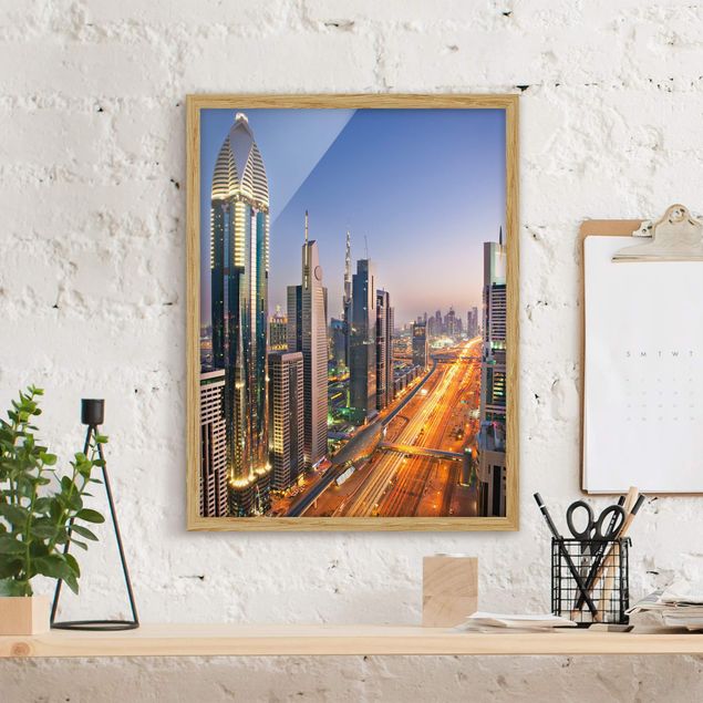Obrazy w ramie do korytarzu Dubaj