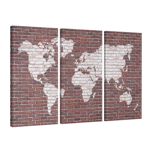 Obrazy nowoczesny Mapa świata Backstone