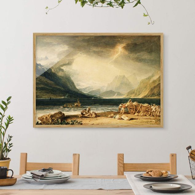 Dekoracja do kuchni William Turner - Jezioro Thun