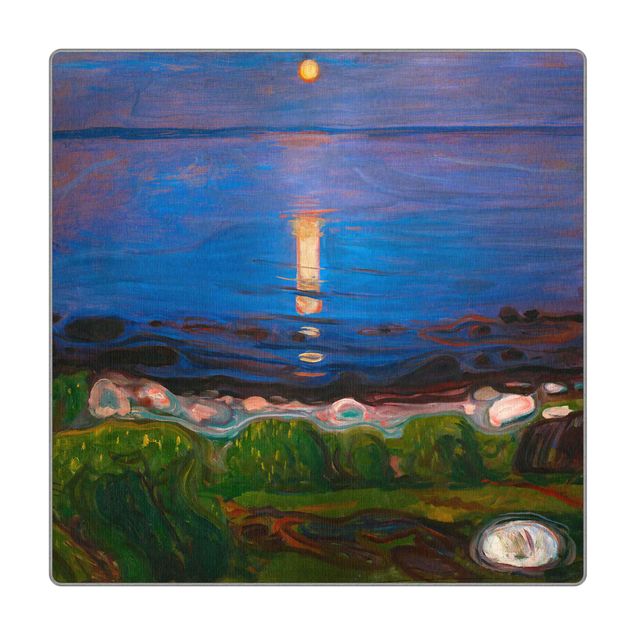 duży dywan do pokoju Edvard Munch - Summer Night By The Beach