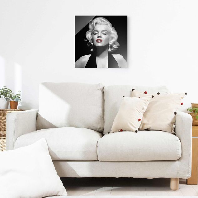 Obrazy do salonu Marilyn z czerwonymi ustami