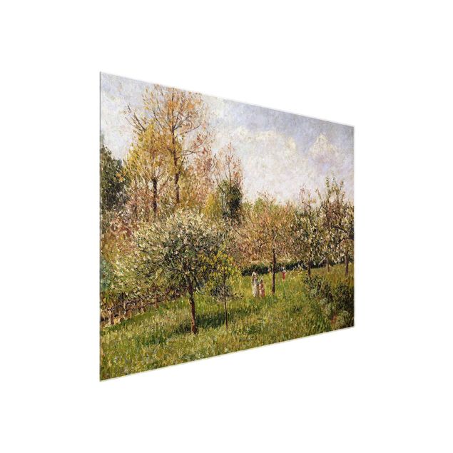 Impresjonizm obrazy Camille Pissarro - Wiosna w Eragny