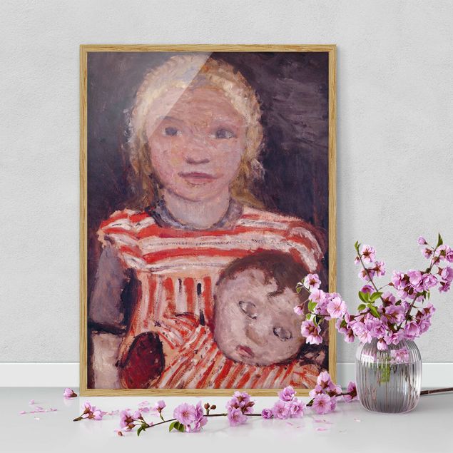 Ekspresjonizm obrazy Paula Modersohn-Becker - Dziewczynka z lalką