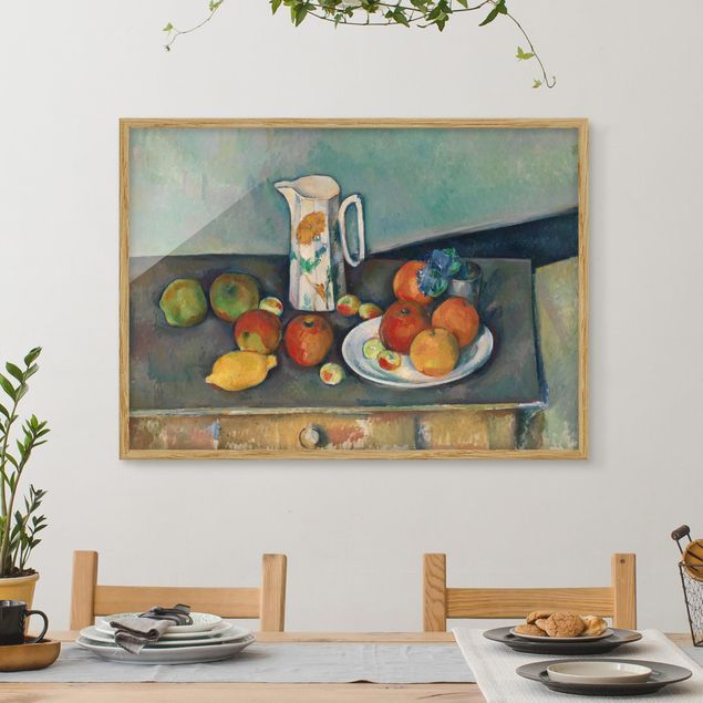 Obrazy impresjonizm Paul Cézanne - Martwa natura Dzbanek na mleko