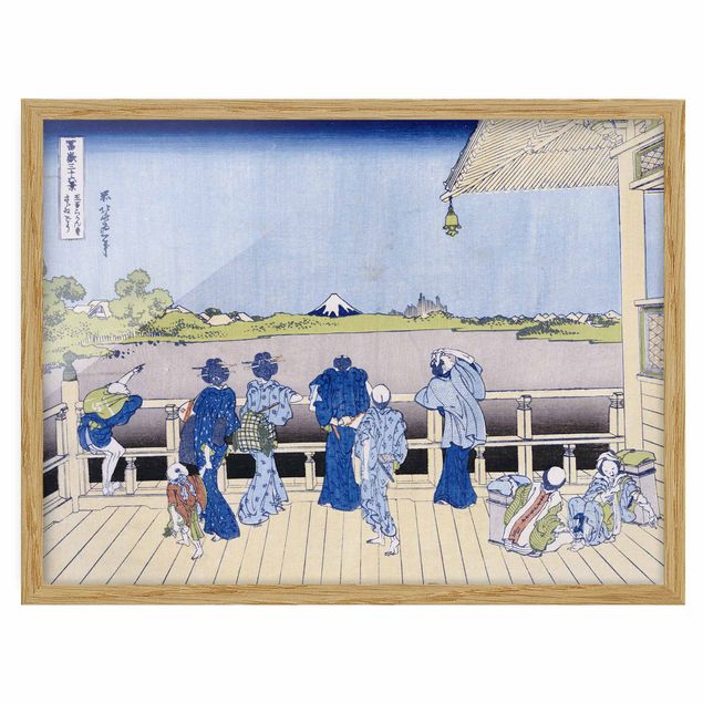 Obrazy w ramie do łazienki Katsushika Hokusai - Sala Sazai