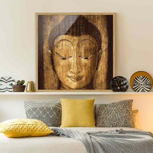 Obrazy w ramie do korytarzu Uśmiechnięty Budda