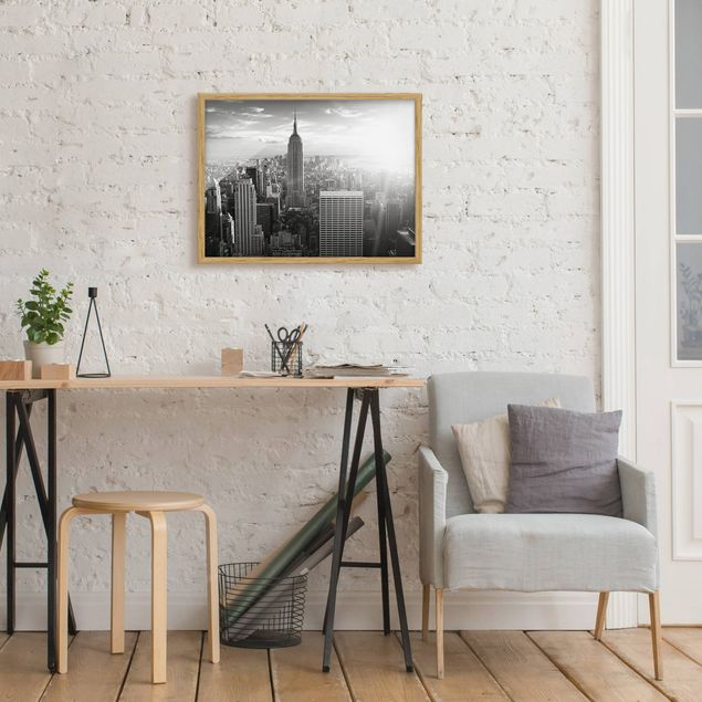 Obrazy w ramie do korytarzu Manhattan Skyline