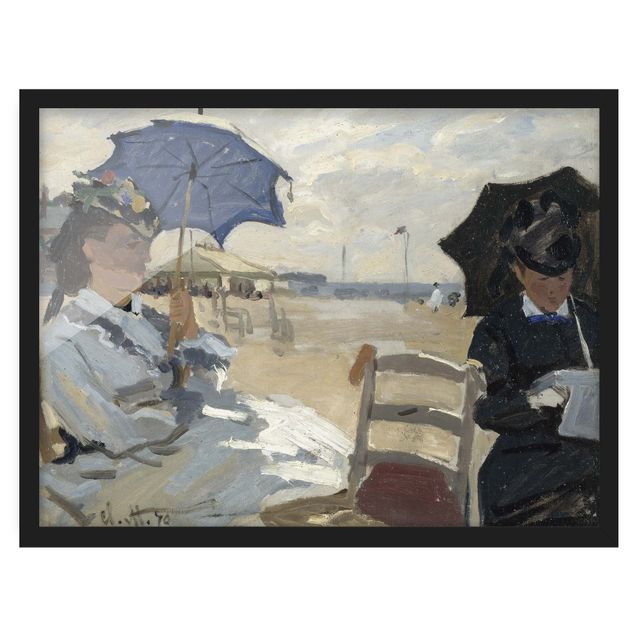 Obrazy w ramie krajobraz Claude Monet - Plaża w Trouville