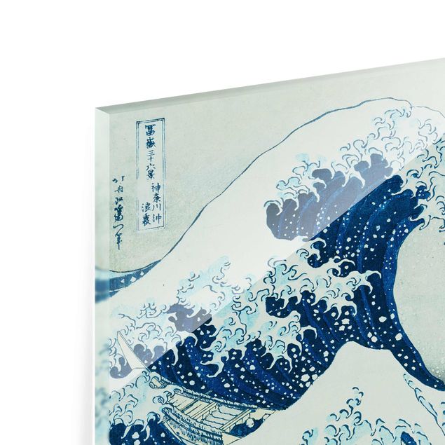 Obrazy na szkle powiedzenia Katsushika Hokusai - Wielka fala w Kanagawie