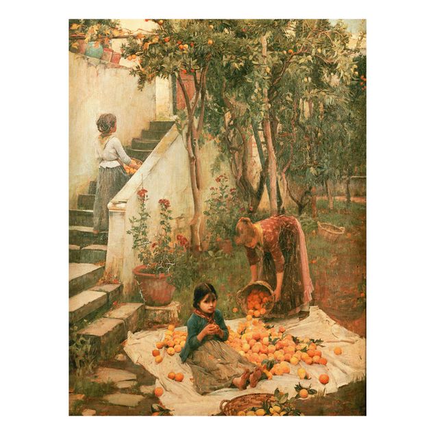 Obrazy do salonu John William Waterhouse - The Orange Pickers